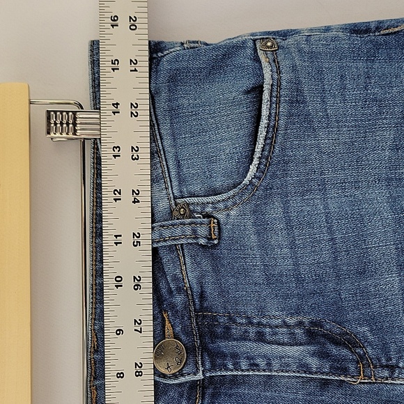 Kut from the Kloth Boyfriend Distressed Ankle Jeans Size 6P - Picture 7 of 13